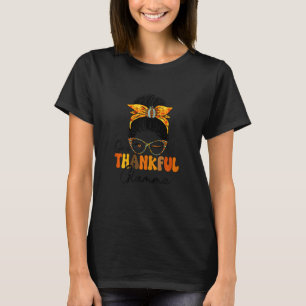 Damen Ein Dankbarer Glamma Leopard Unordentlicher T-Shirt