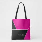 Damen Elegantes einfaches Muster Schwarz Süße Eink Tasche (Vorderseite)