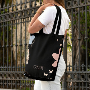 Damen Elegantes Schwarz Boho Süß  Tasche