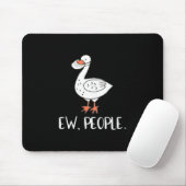 Damen Ew Leute Funny Duck Face Maske Mousepad (Mit Mouse)