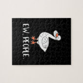 Damen Ew Leute Funny Duck Face Maske Puzzle (Horizontal)