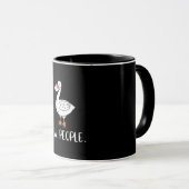 Damen Ew Leute Funny Duck Face Maske Tasse (VorderseiteRechts)