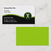 Damen-Fitness-Geschäfts-Karten Visitenkarte (Vorne/Hinten)