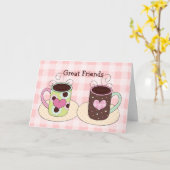 Damen-Freundschafts-Gruß-Karte Karte (Gelbe Blume)