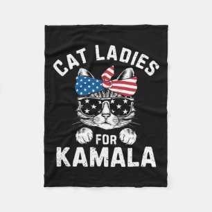 Damen für patriotische Unterstützung für Kamala Fleecedecke