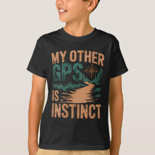 Damen Geocaching Wandern Lustig V-Ausschnitt  T-Shirt