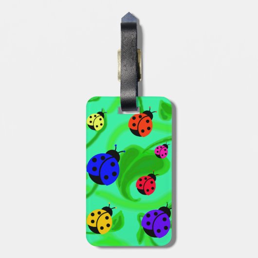 "Damen " Gepäckanhänger (Rückseite vertikal)