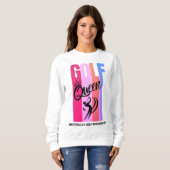 Damen GOLF KÖNIGIN Benutzername Sweatshirt (Vorne ganz)