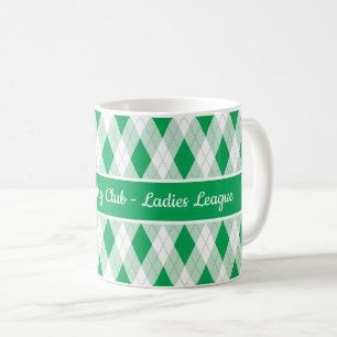 Damen Golf Liga Kaffeetasse