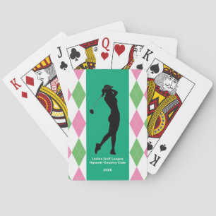 Damen-Golf-Liga - Spielkarten