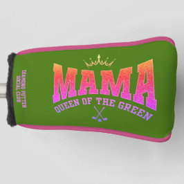 Damen Golf MAMA QUEEN DES GRÜNEN PUTTER Golf Headcover
