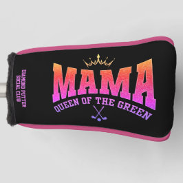Damen Golf MAMA QUEEN DES GRÜNEN PUTTER Golf Headcover
