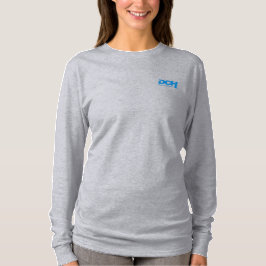 Damen - Grau - Langschläfer - DCH Blue Logo T-Shirt