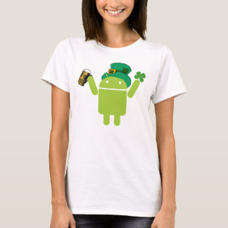 Damen-grünes androides Kobold-Shirt T-Shirt