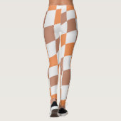 Damen Herbstmode Karierte Leggings (Rückseite)
