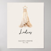 Damen Hochzeitsempfang - Veranstaltungsort Poster (Vorne)