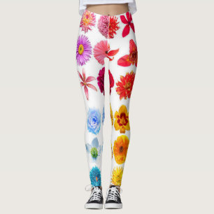 Damen-Hosen mit floralem Rosenmuster - anpassbar Leggings