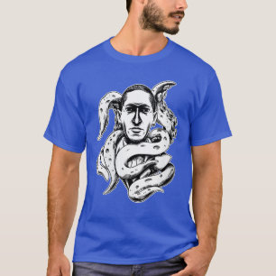 Damen HP LOVECRAFT CTHULHUENTACLES VINTAGE HORROR T-Shirt
