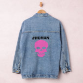 Damen #HUMAN Langarm Denimjacke Jeansjacke (Hangar)