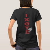Damen ICTHYS T-Shirt (Rückseite)