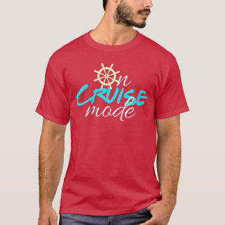 Damen im Kreuzfahrt-Modus Kreuzfahrt-Urlaub famili T-Shirt