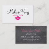 Damen im Power Visitenkarte (Vorne/Hinten)