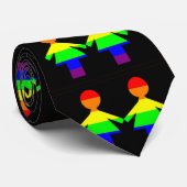 Damen in der Liebe-Krawatte Krawatte (Gerollt)