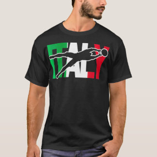 Damen Italien Fußballtrikot Italia Azzurri Geschen T-Shirt