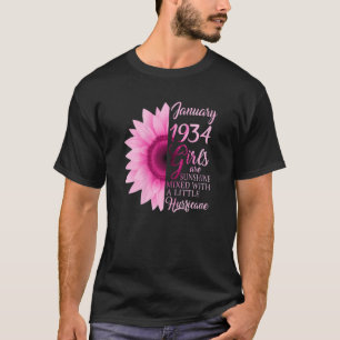 Damen Januar Mädchen 1934 TShirt 89 Jahre alt 89.