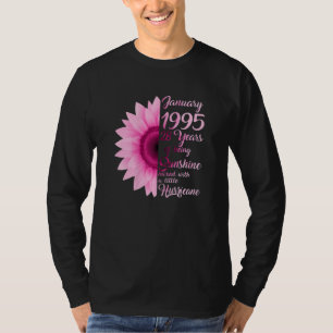 Damen Januar Mädchen 1995 TShirt 28 Jahre alt 28.