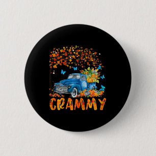 Damen Jnqd Truck Kürbis Grammy Herbst Herbst Stimm Button