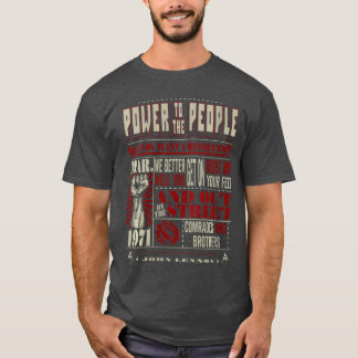 Damen John Lennon Revolution VNeck vintage Familie T-Shirt