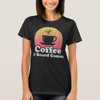 Damen-Kaffee- und Brettspiele V-Neck T-Shirt