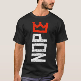 Damen Keine Könige Protestschild Vertikal Nope V-A T-Shirt