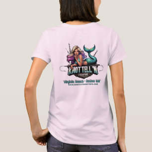 Damen Knot Tell'n Mermaid Logo T-Shirt