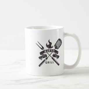 Damen Königin des Grills - Grillmeisterangebot Kaffeetasse