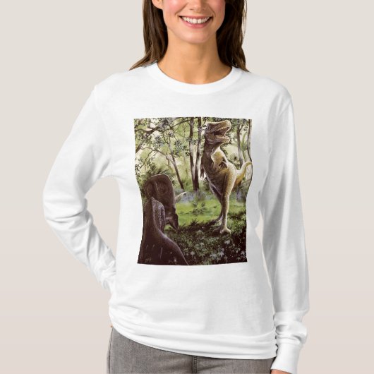 Damen-lange Hülse T-Shirt (Vorderseite)