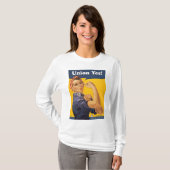 Damen-lange Hülse T-Shirt (Vorne ganz)