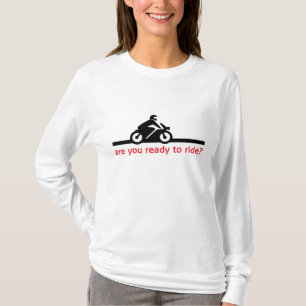 Damen-langer Hülsen-BaumwollT - Shirt