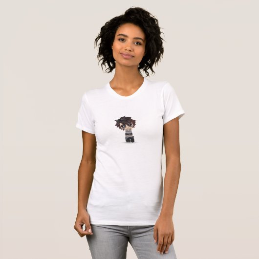 Damen-lässige Schaufel T-Shirt (Vorne ganz)