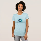 Damen-lässige Schaufel T T-Shirt (Vorne ganz)