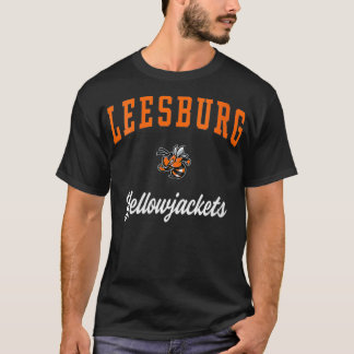 Damen Leesburg High School Yellowjackets VNeck T-Shirt