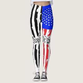 Damen Leggings Schwarz und Weiß und Farbtafel