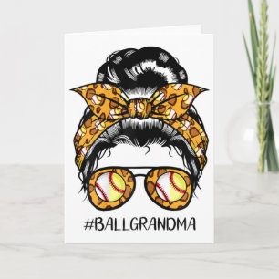 Damen #llgrandma Unordentlicher Dutt Ll Oma Karte