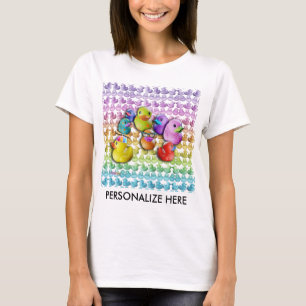 Damen Lt.Tees Rubber Ducky Pop Art T-Shirt