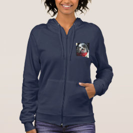 Damen machen Hoodie, niedliches HundeFoto K-Cee Hoodie