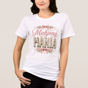 Damen Mahjong Mania Tri-Blend Shirt