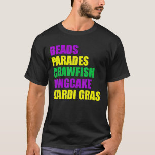 Damen Mardi Gras Mardi Gras Bekleidung für Männer T-Shirt