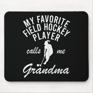Damen Mein Lieblingsfeldhockeyspieler nennt mich O Mousepad
