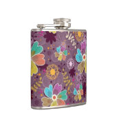 Damen mit Blumen Flachmann (Rechts)